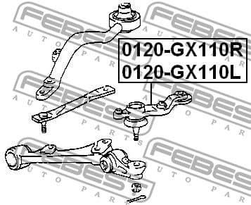 Ball Joint 0120-GX110R - image 2