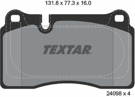 Brake Pad Set, disc brake 2409803