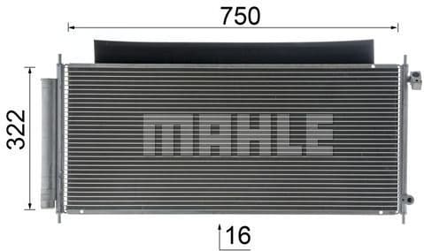 Condenser, air conditioning BEHR AC 717 000S - image 11