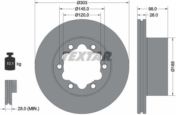 Brake Disc PRO 92295303