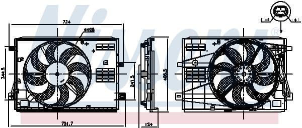 Fan, engine cooling 850007 - image 4