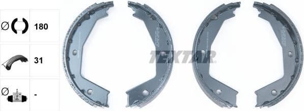 Brake Shoe Set, parking brake 91054700