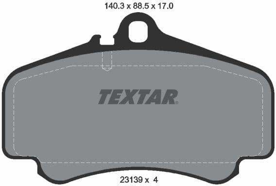 Brake Pad Set, disc brake 2313901