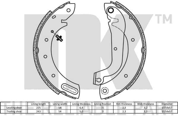 Brake Shoe Set 2722597 - image 2