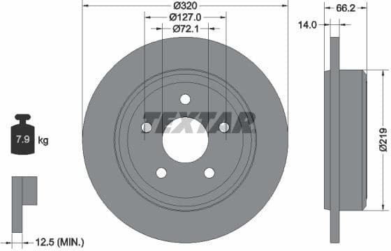 Brake Disc PRO 92177403