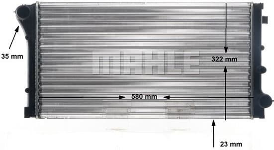 Radiator, engine cooling BEHR CR 1452 000S - image 13