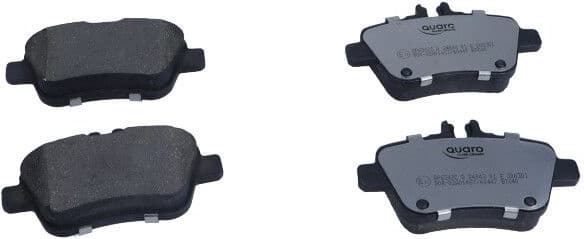 Brake Pad Set, disc brake QUARO SILVER CERAMIC QP6242C