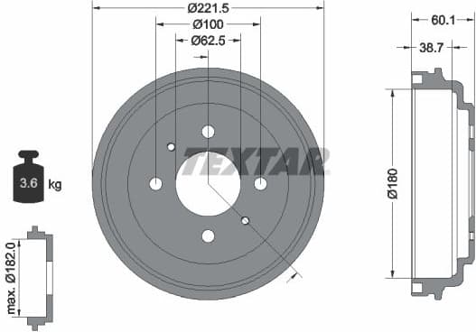 Brake Drum 94037600