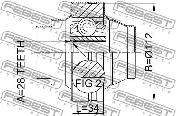 Joint Kit, drive shaft 2311-TOUR - image 2