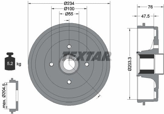 Brake Drum 94045800