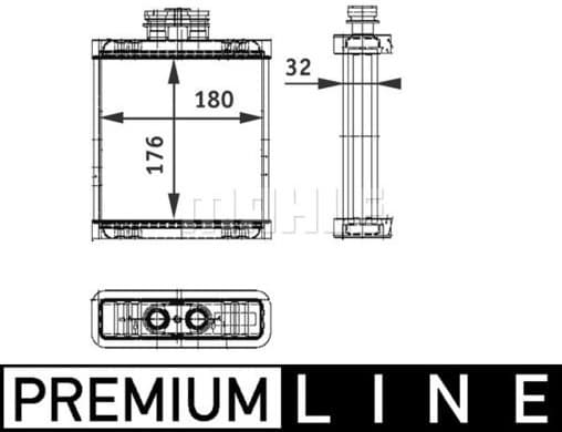 Heat Exchanger, interior heating BEHR *** PREMIUM LINE *** AH 75 000P - image 2