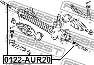 Inner Tie Rod 0122-AUR20 - image 2