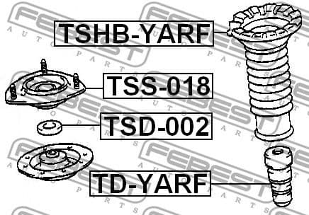 Suspension Strut Support Mount TSS-018 - image 2