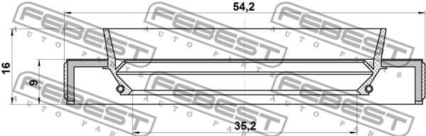 Shaft Seal, drive shaft 95HBY-37540916C - image 2