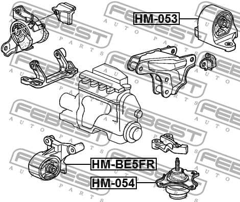 Mounting, engine HM-BE5FR - image 2