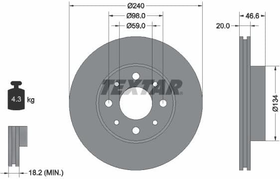 Brake Disc 92090300