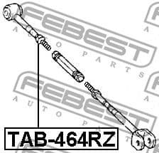 Mounting, control/trailing arm TAB-464RZ - image 2