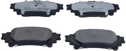 Brake Pad Set, disc brake QUARO SILVER CERAMIC QP6454C
