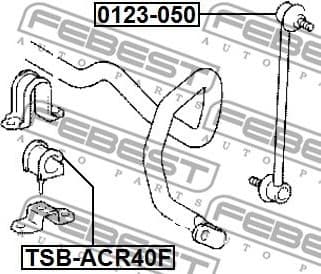 Link/Coupling Rod, stabiliser bar 0123-050 - image 2