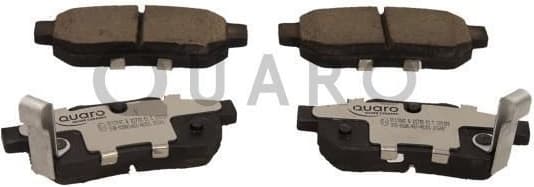 Brake Pad Set, disc brake QUARO SILVER CERAMIC QP1584C