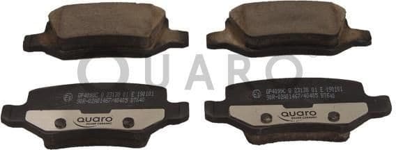 Brake Pad Set, disc brake QUARO SILVER CERAMIC QP4099C