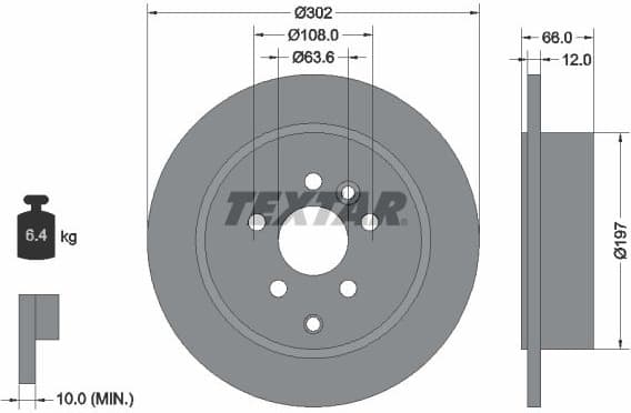 Brake Disc PRO 92162703