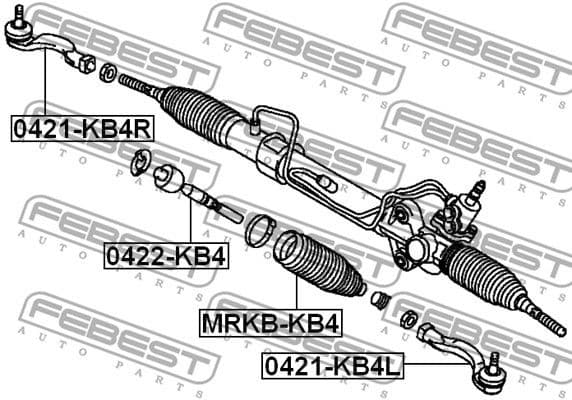Tie Rod End 0421-KB4R - image 2