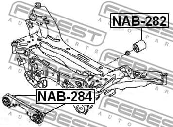 Mounting, differential NAB-284 - image 2