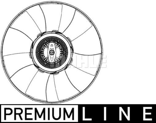Fan, engine cooling BEHR *** PREMIUM LINE *** CFF 493 000P