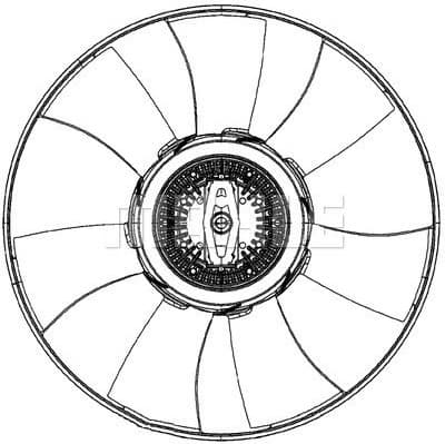 Fan, engine cooling BEHR *** PREMIUM LINE *** CFF 493 000P - image 2