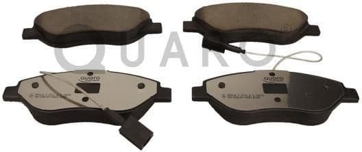Brake Pad Set, disc brake QUARO SILVER CERAMIC QP0614C