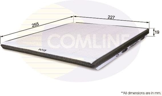 Filter, cabin air EKF230