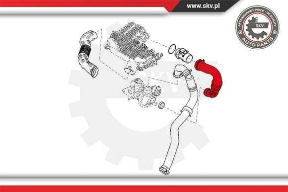 Charge Air Hose 43SKV100 - image 4