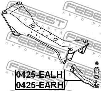 Control/Trailing Arm, wheel suspension 0425-EARH - image 2