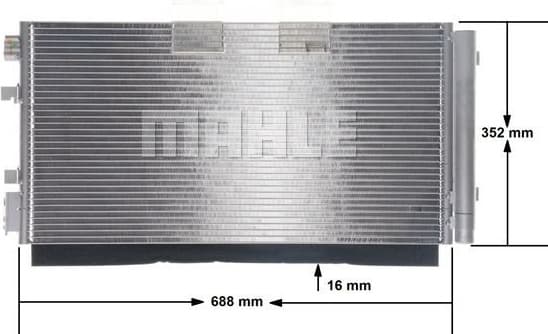 Condenser, air conditioning BEHR AC 44 000S - image 8