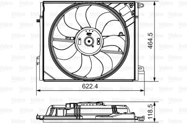 Fan, engine cooling 696882