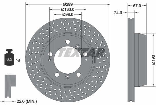 Brake Disc PRO+ 92176705