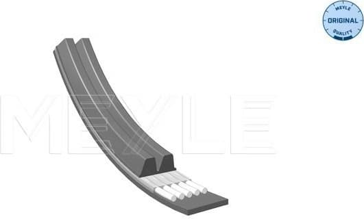 V-ribbed Belt MEYLE-ORIGINAL: True to OE. 050 002 0800 - image 2