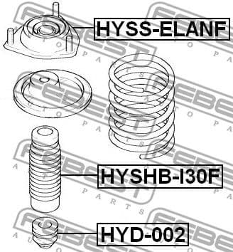 Suspension Strut Support Mount HYSS-ELANF - image 2