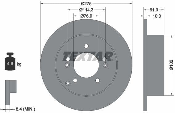Brake Disc PRO 92185803