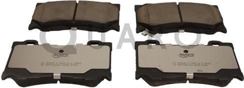 Brake Pad Set, disc brake QUARO SILVER CERAMIC QP3634C