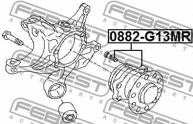 Wheel Hub 0882-G13MR - image 2