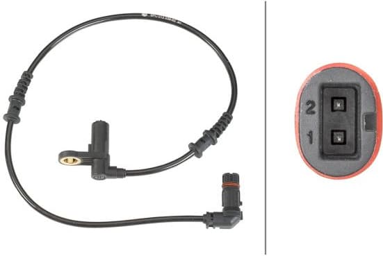 Sensor, wheel speed 6PU 012 039-621