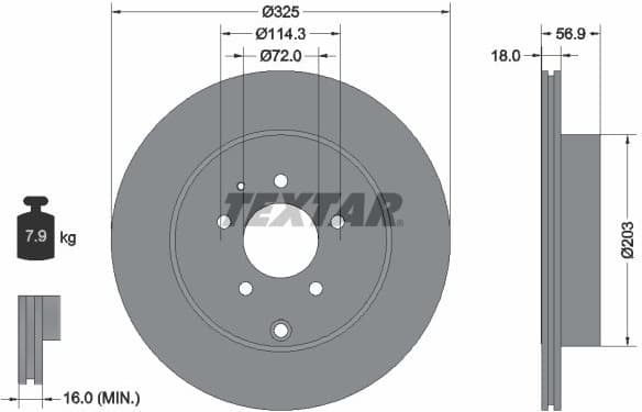 Brake Disc PRO 92223603