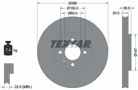 Brake Disc PRO 92302303