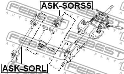 Steering Shaft ASK-SORL - image 2