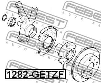 Wheel Hub 1282-GETZF - image 2