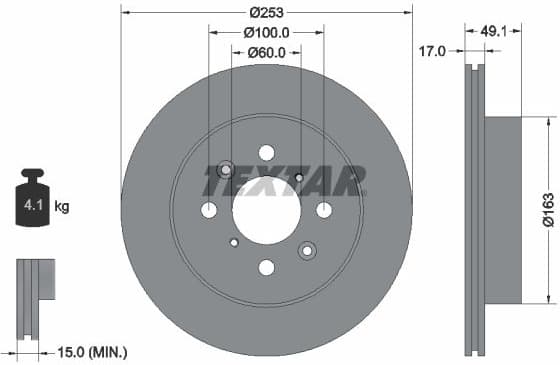 Brake Disc PRO 92135303