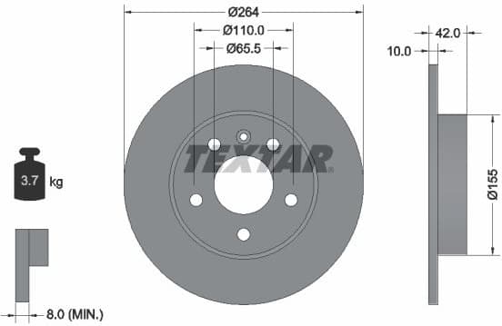 Brake Disc PRO 92092103