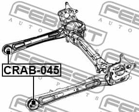 Bushing, axle beam CRAB-045 - image 2